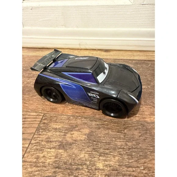 Disney Pixar Cars 3 Jackson Storm Black Blue Number 20 Toy Race Car - Picture 2 of 5